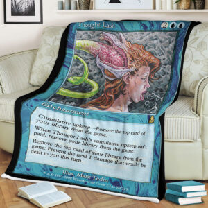 Magic The Gathering Thought Lash Sherpa Blanket