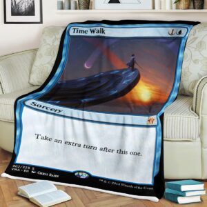 Magic The Gathering Time Walk Blanket