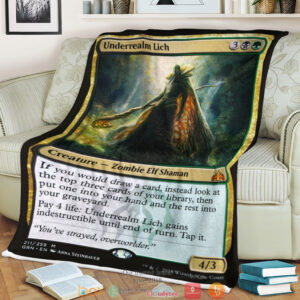 Magic The Gathering Underrealm Lich Blanket