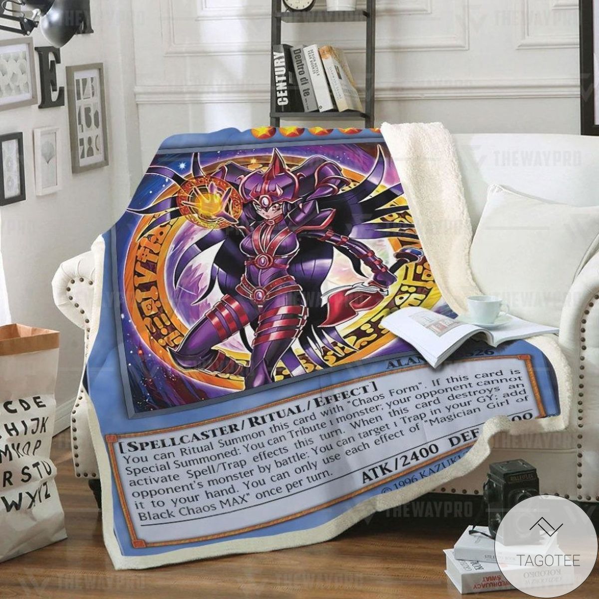 Magician Girl Of Black Chaos Max Custom Blanket Magician Girl Of Black Chaos Max Custom Blanket