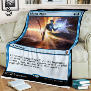 Mana Drain Game Magic The Gathering Blanket