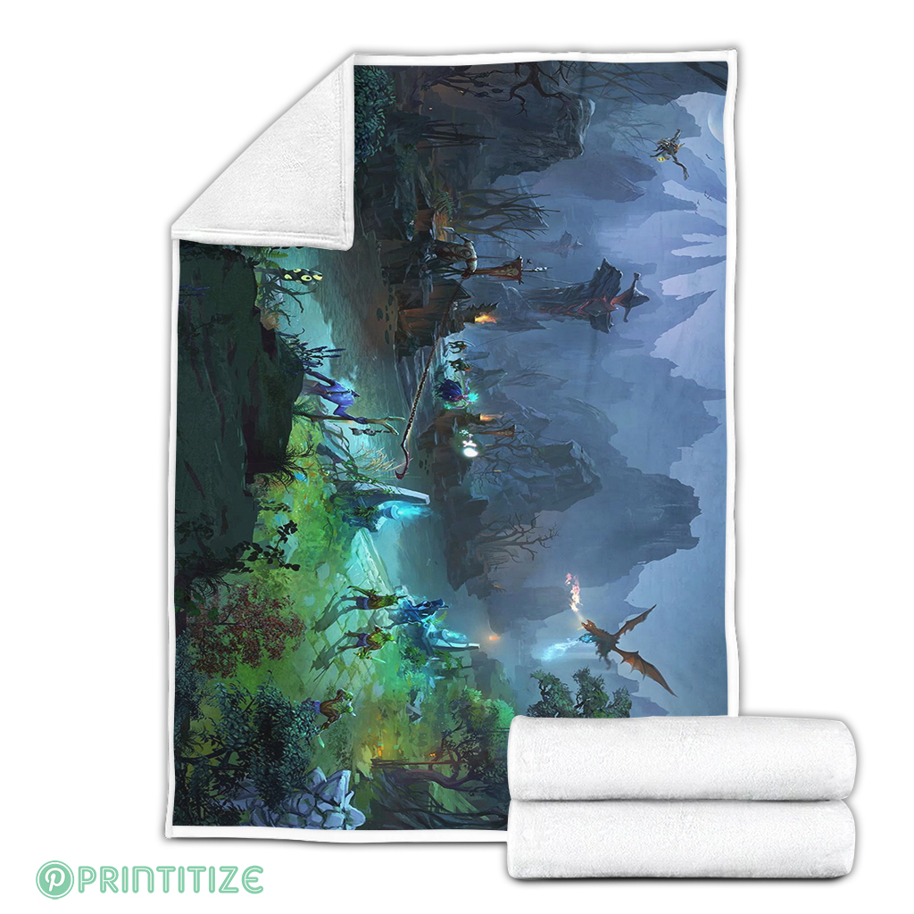 Map Dota 2 Blanket Map Dota 2 Blanket