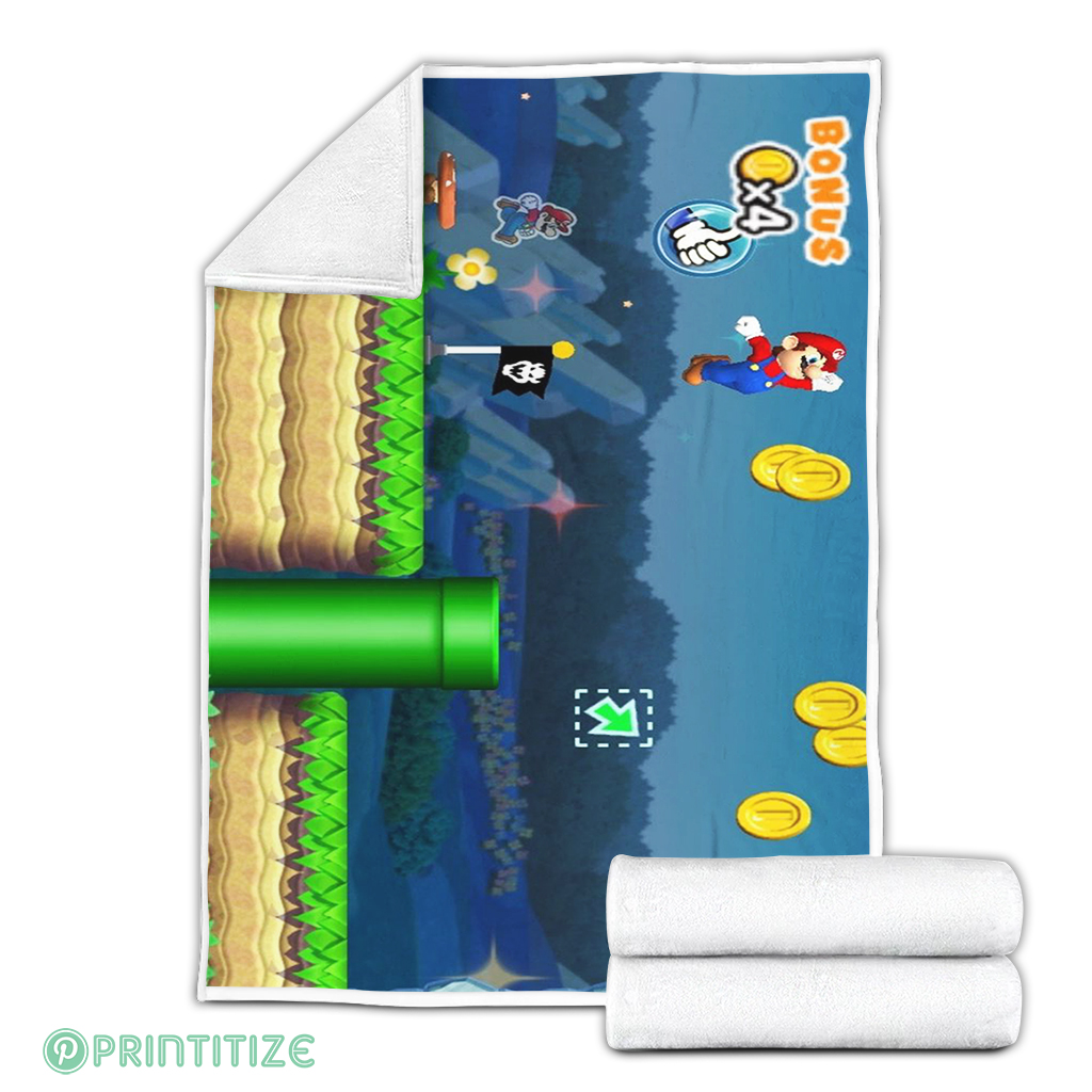 Mario Gameplay Blanket Mario Gameplay Blanket
