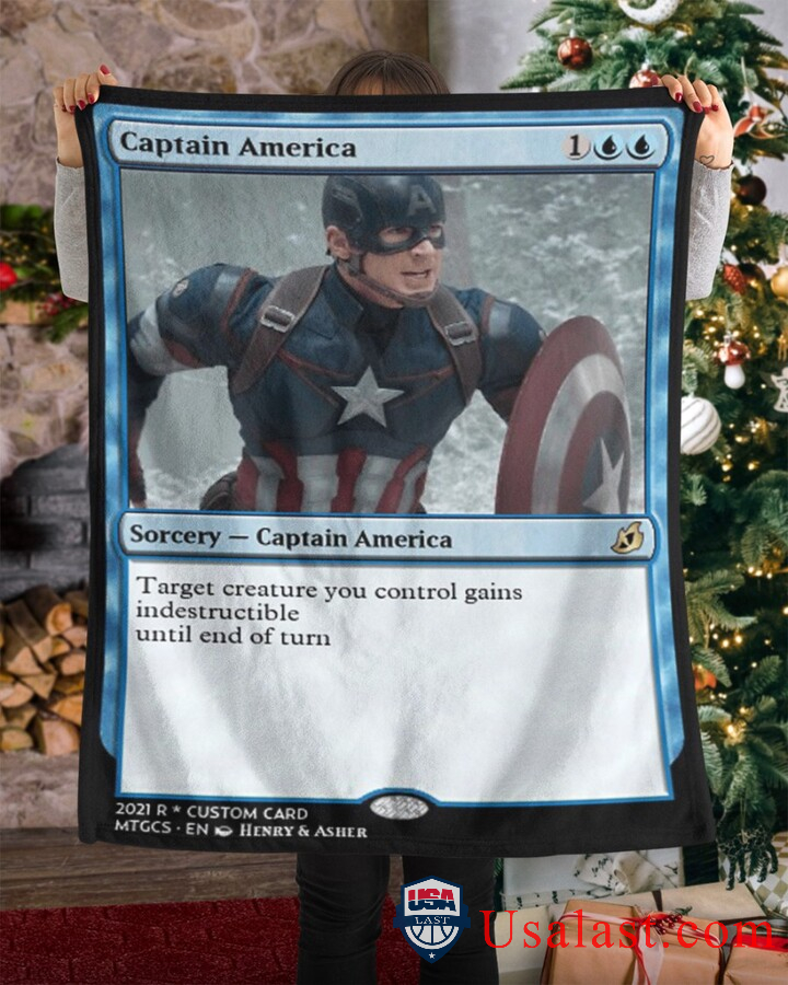 Marvel Captain America Fleece Blanket Marvel Captain America Fleece Blanket