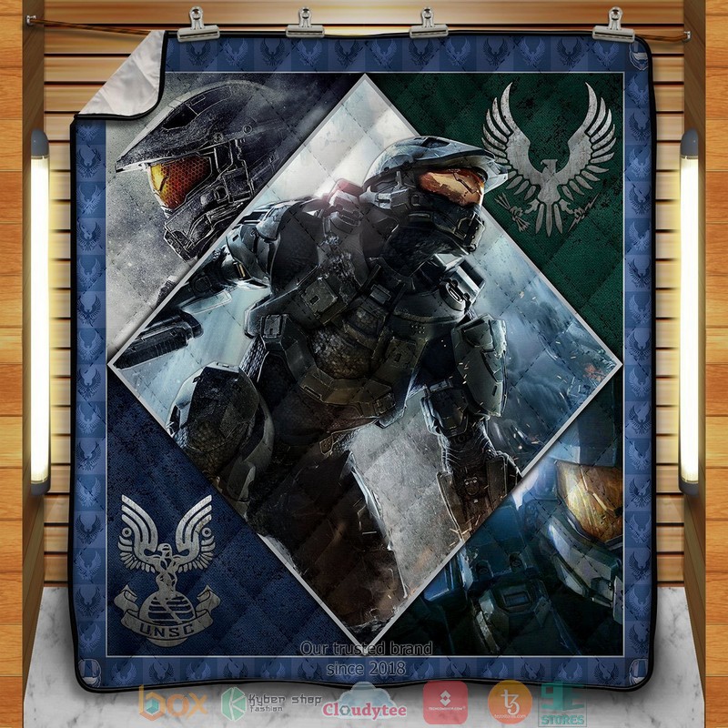 Master Chief Quilt Blanket Master Chief Quilt Blanket
