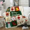 Merry Christmas And Let It Snow Blanket