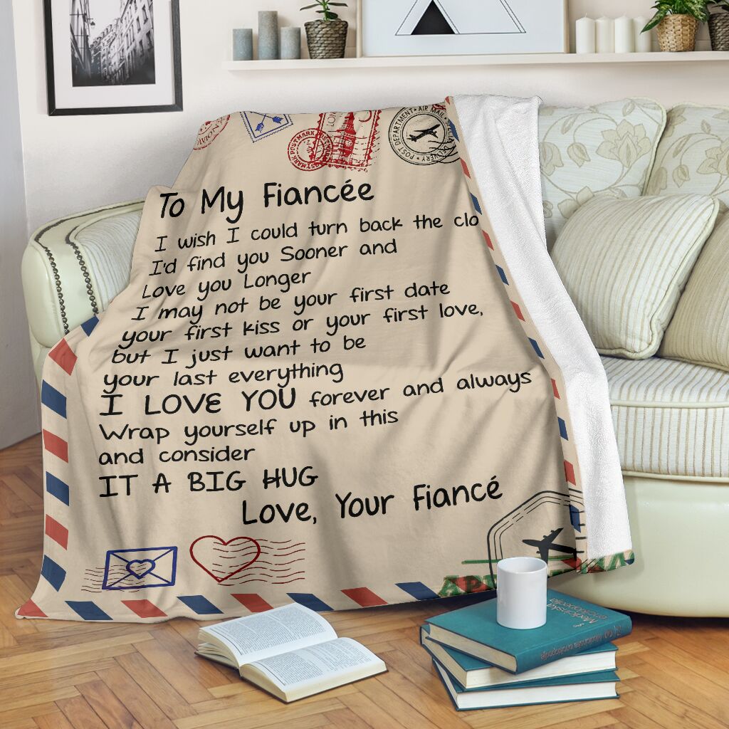 Message To My Fiancee I Love You Forever And Always Blanket Message To My Fiancee I Love You Forever And Always Blanket
