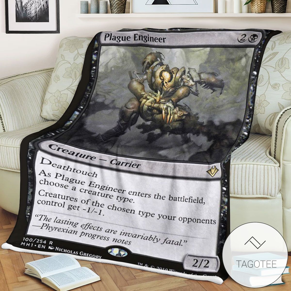 Mh1 100 Plague Engineer Mtg Game Magic The Gathering Blanket Mh1 100 Plague Engineer Mtg Game Magic The Gathering Blanket