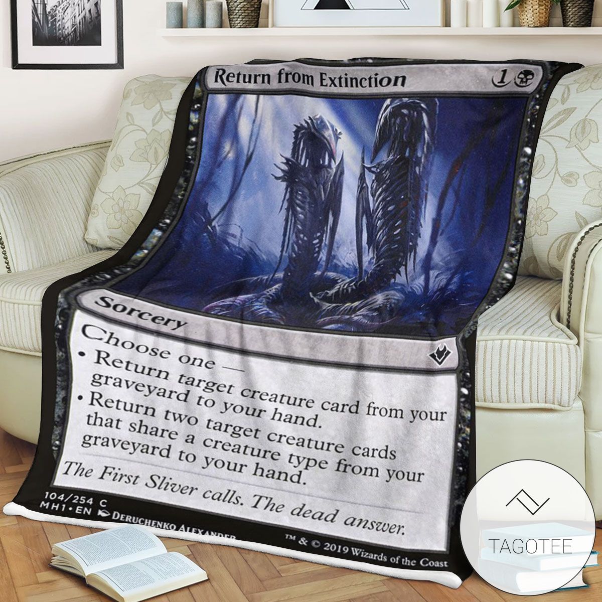 Mh1 104 Return From Extinction Mtg Game Magic The Gathering Blanket Mh1 104 Return From Extinction Mtg Game Magic The Gathering Blanket