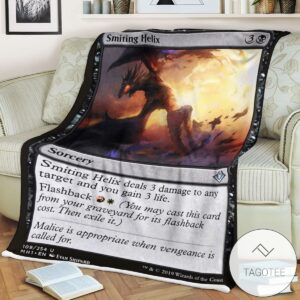 Mh1 109 Smiting Helix Mtg Game Magic The Gathering Blanket
