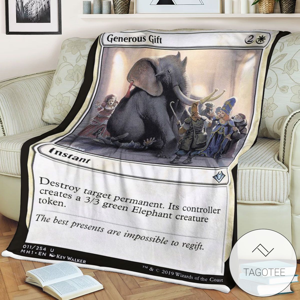 Mh1 11 Generous Gift Mtg Game Magic The Gathering Blanket Mh1 11 Generous Gift Mtg Game Magic The Gathering Blanket