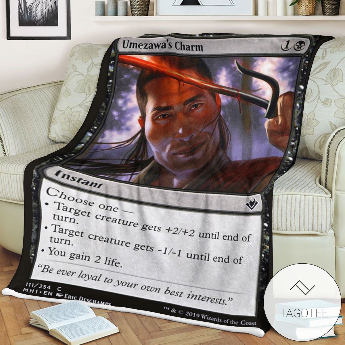 Mh1 111 Umezawa S Charm Mtg Game Magic The Gathering Blanket Mh1 111 Umezawa S Charm Mtg Game Magic The Gathering Blanket
