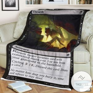 Mh1 113 Unearth Mtg Game Magic The Gathering Blanket