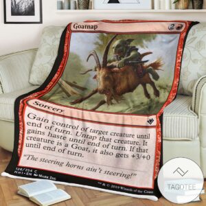 Mh1 126 Goatnap Mtg Game Magic The Gathering Blanket