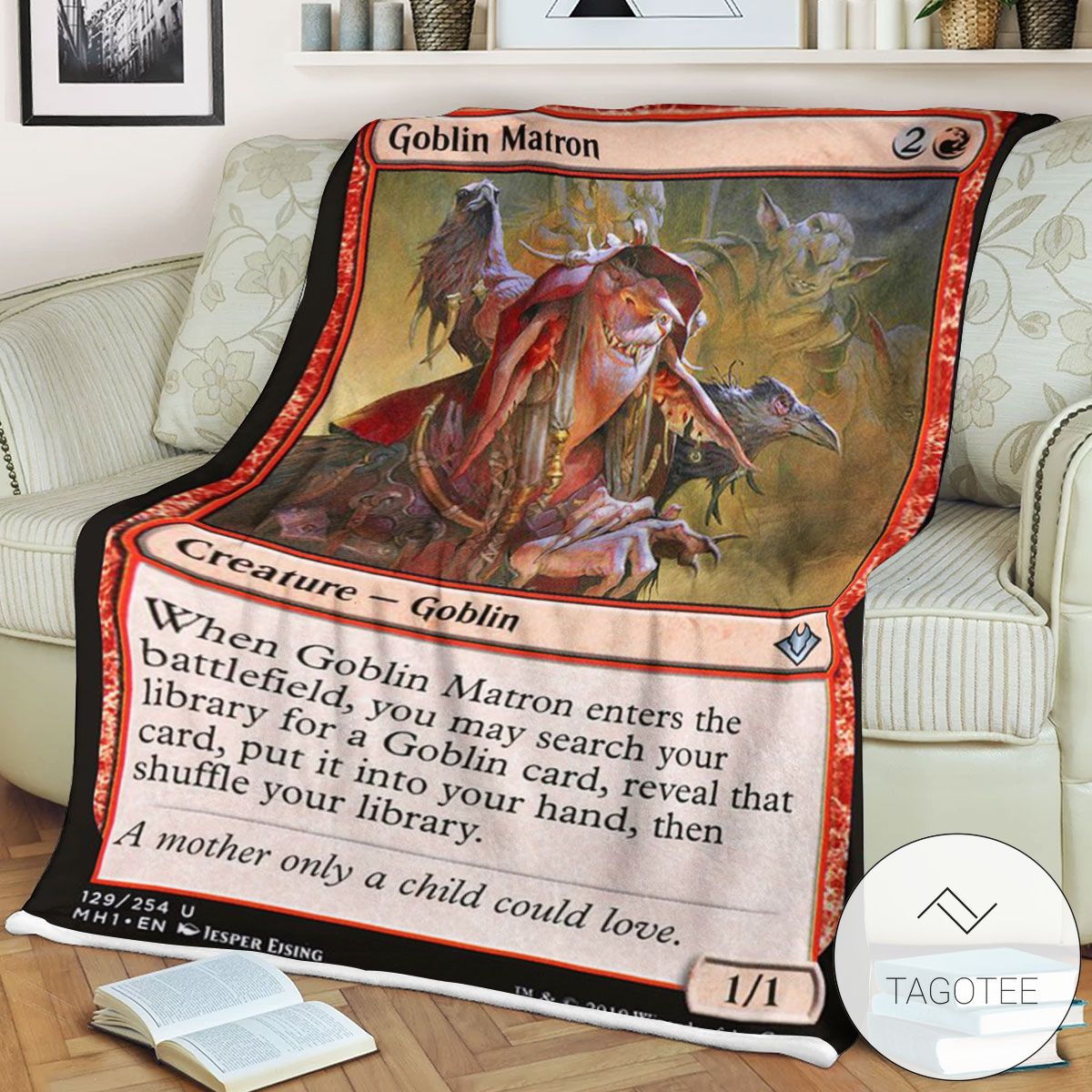 Mh1 129 Goblin Matron Mtg Game Magic The Gathering Blanket Mh1 129 Goblin Matron Mtg Game Magic The Gathering Blanket