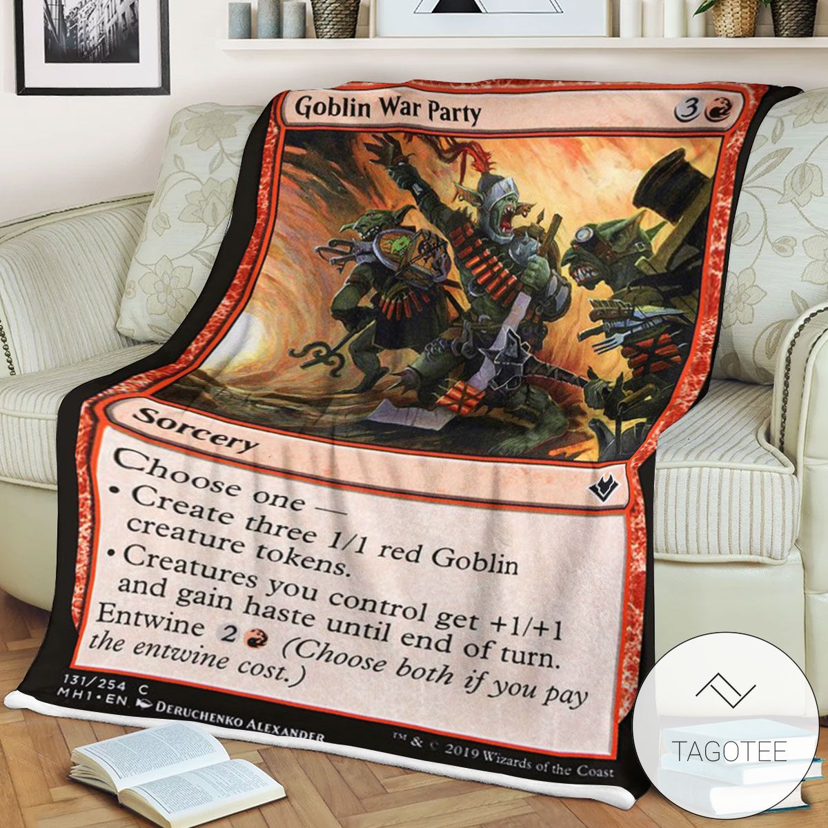 Mh1 131 Goblin War Party Mtg Game Magic The Gathering Blanket Mh1 131 Goblin War Party Mtg Game Magic The Gathering Blanket