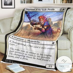 Mh1 14 Impostor Of The Sixth Pride Mtg Game Magic The Gathering Blanket