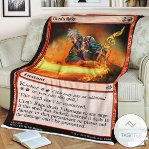 Mh1 151 Urza S Rage Mtg Game Magic The Gathering Blanket