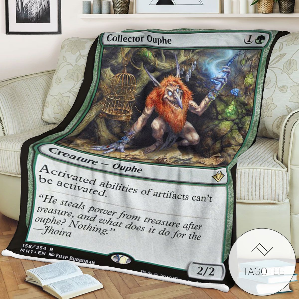 Mh1 158 Collector Ouphe Mtg Game Magic The Gathering Blanket Mh1 158 Collector Ouphe Mtg Game Magic The Gathering Blanket