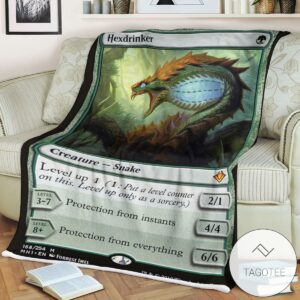 Mh1 168 Hexdrinker Mtg Game Magic The Gathering Blanket
