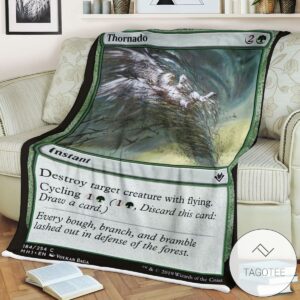 Mh1 184 Thornado Mtg Game Magic The Gathering Blanket