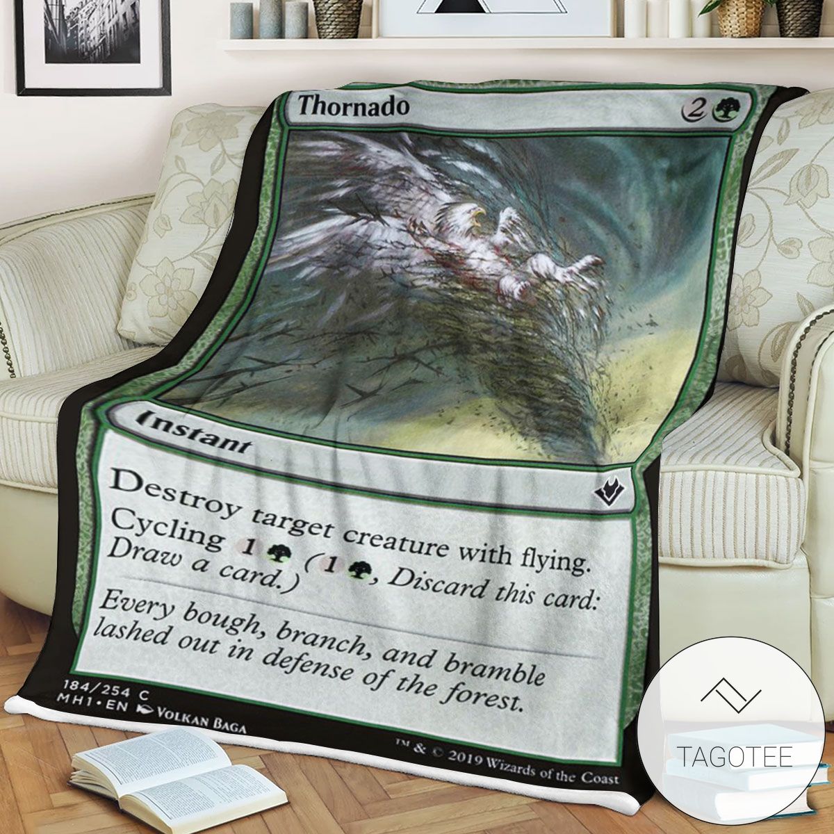 Mh1 184 Thornado Mtg Game Magic The Gathering Blanket Mh1 184 Thornado Mtg Game Magic The Gathering Blanket
