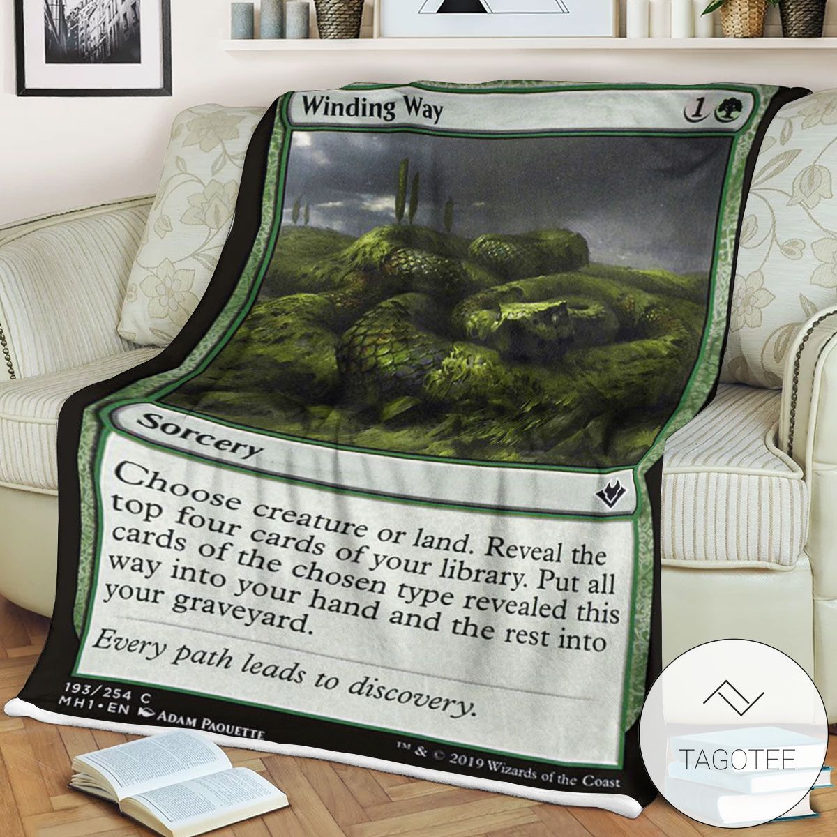 Mh1 193 Winding Way Mtg Game Magic The Gathering Blanket Mh1 193 Winding Way Mtg Game Magic The Gathering Blanket