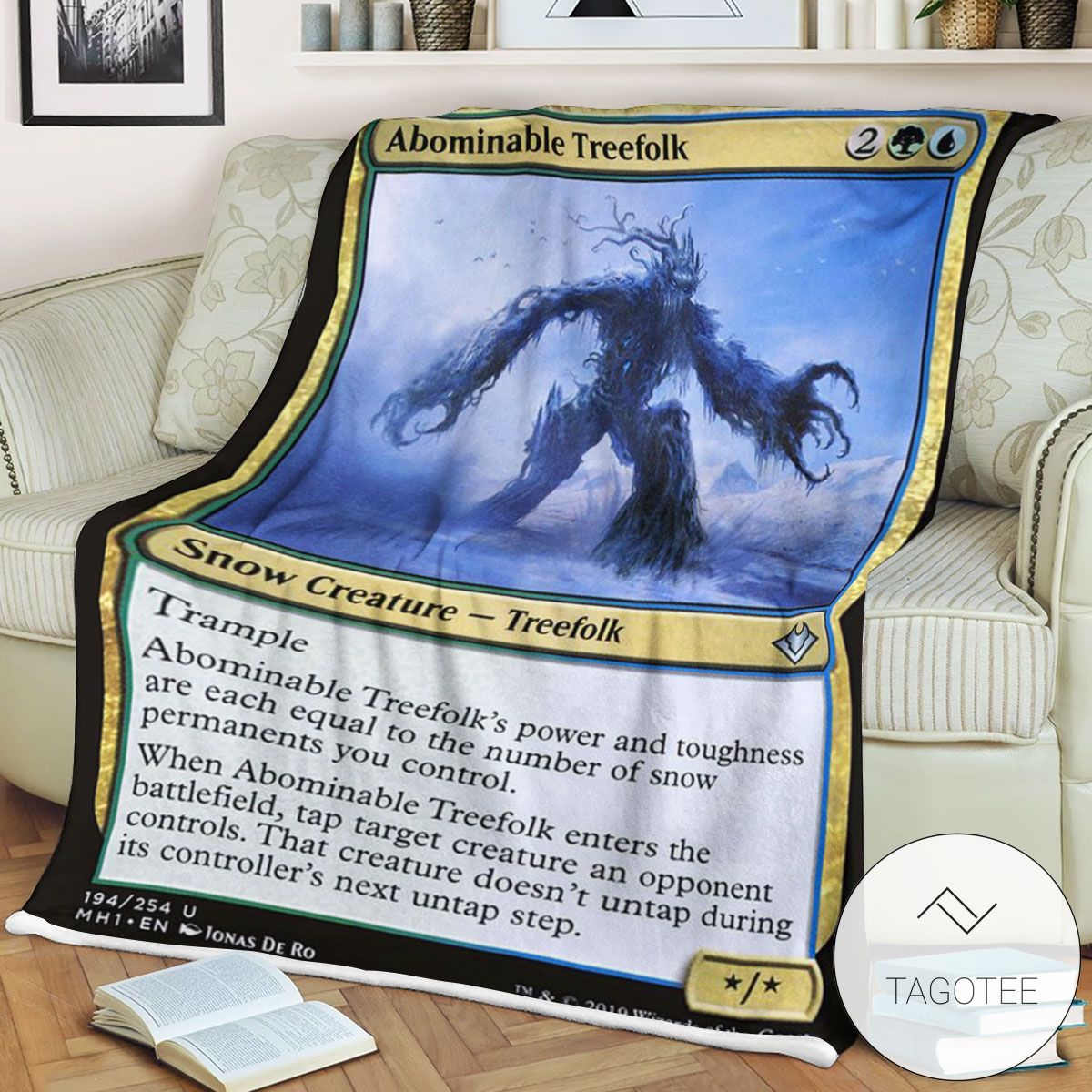 Mh1 194 Abominable Treefolk Mtg Game Magic The Gathering Blanket Mh1 194 Abominable Treefolk Mtg Game Magic The Gathering Blanket