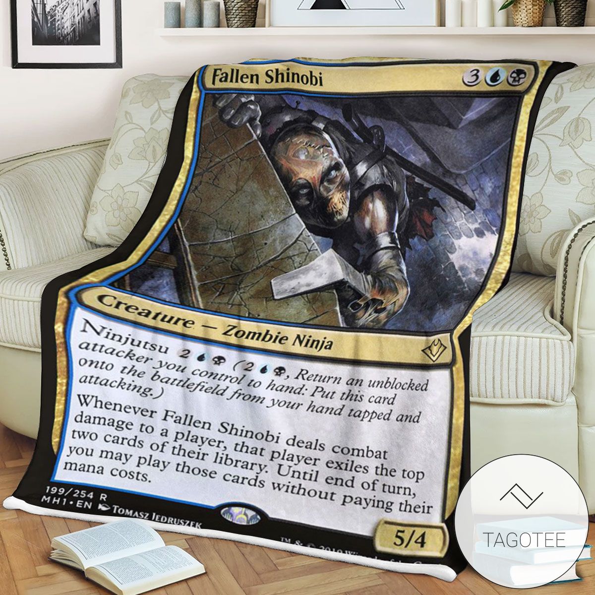 Mh1 199 Fallen Shinobi Mtg Game Magic The Gathering Blanket Mh1 199 Fallen Shinobi Mtg Game Magic The Gathering Blanket