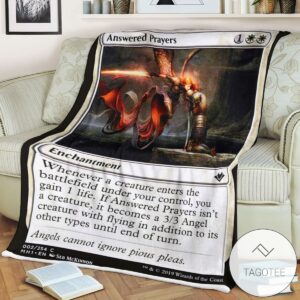 Mh1 2 Answered Prayers Mtg Game Magic The Gathering Blanket