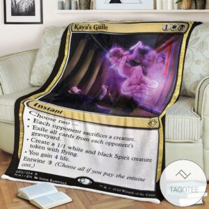 Mh1 205 Kaya S Guile Mtg Game Magic The Gathering Blanket