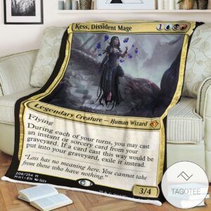 Mh1 206 Kess Dissident Mage Mtg Game Magic The Gathering Blanket
