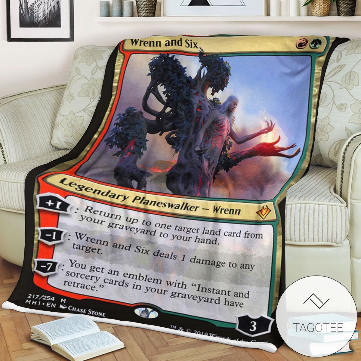 Mh1 217 Wrenn And Six Mtg Game Magic The Gathering Blanket Mh1 217 Wrenn And Six Mtg Game Magic The Gathering Blanket