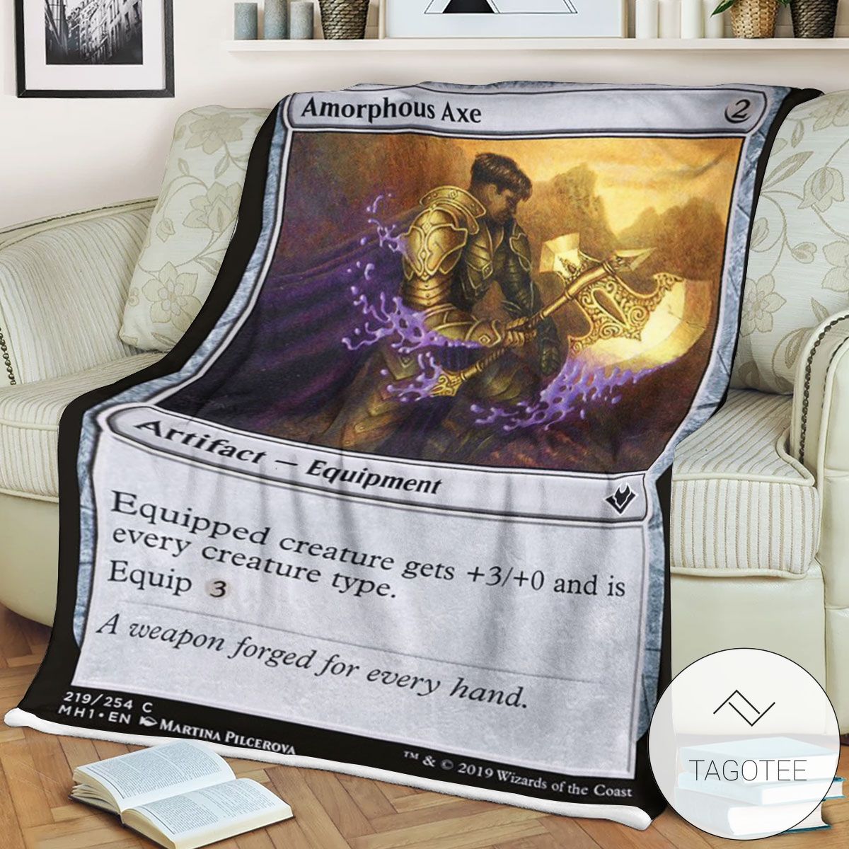 Mh1 219 Amorphous Axe Mtg Game Magic The Gathering Blanket Mh1 219 Amorphous Axe Mtg Game Magic The Gathering Blanket