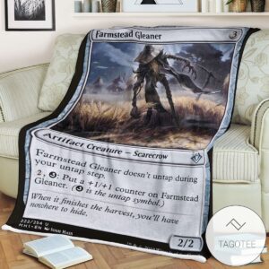 Mh1 222 Farmstead Gleaner Mtg Game Magic The Gathering Blanket