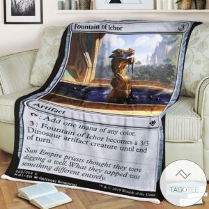 Mh1 223 Fountain Of Ichor Mtg Game Magic The Gathering Blanket