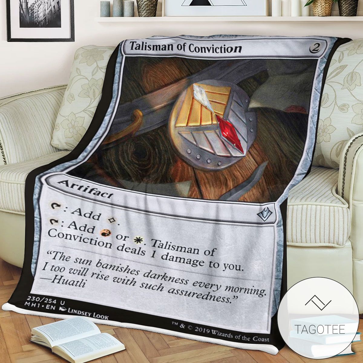 Mh1 230 Talisman Of Conviction Mtg Game Magic The Gathering Blanket Mh1 230 Talisman Of Conviction Mtg Game Magic The Gathering Blanket