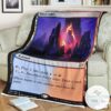Mh1 238 Fiery Islet Mtg Game Magic The Gathering Blanket