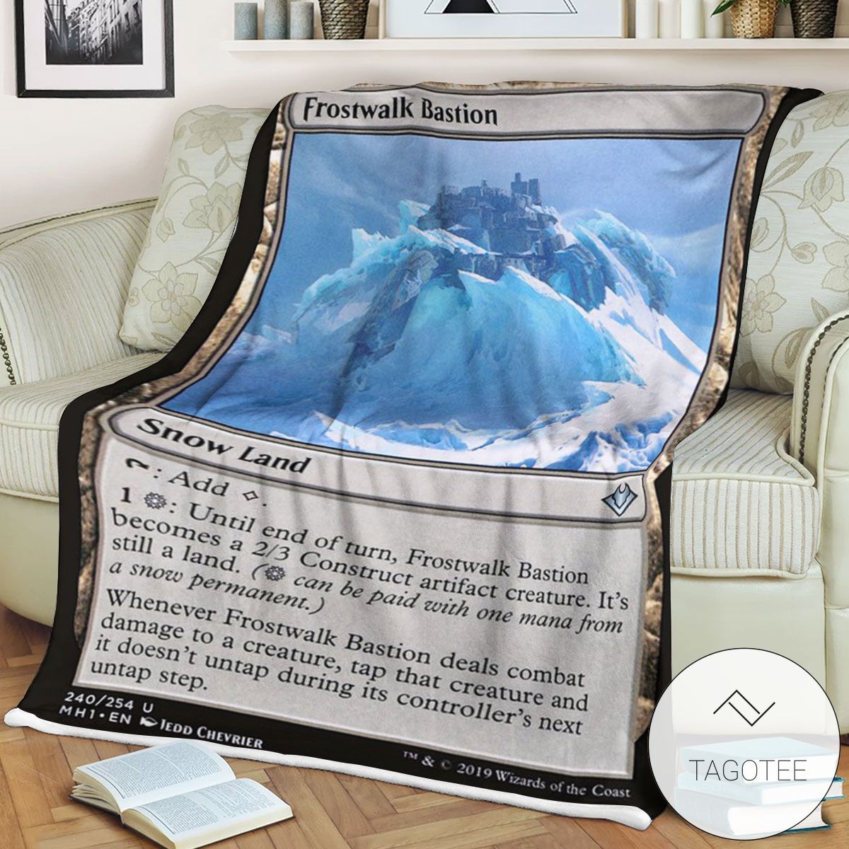 Mh1 240 Frostwalk Bastion Mtg Game Magic The Gathering Blanket Mh1 240 Frostwalk Bastion Mtg Game Magic The Gathering Blanket