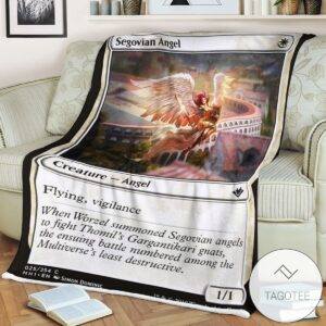 Mh1 25 Segovian Angel Mtg Game Magic The Gathering Blanket