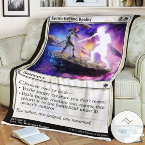 Mh1 27 Settle Beyond Reality Mtg Game Magic The Gathering Blanket