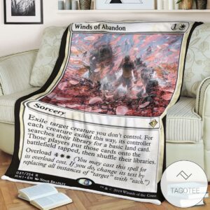Mh1 37 Winds Of Abandon Mtg Game Magic The Gathering Blanket