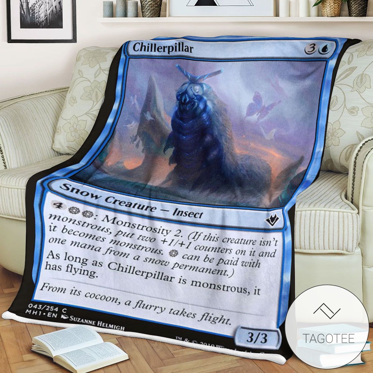 Mh1 43 Chillerpillar Mtg Game Magic The Gathering Blanket Mh1 43 Chillerpillar Mtg Game Magic The Gathering Blanket