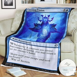 Mh1 45 Cunning Evasion Mtg Game Magic The Gathering Blanket