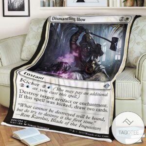 Mh1 5 Dismantling Blow Mtg Game Magic The Gathering Blanket