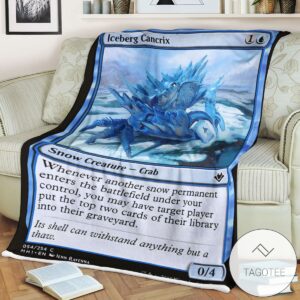 Mh1 54 Iceberg Cancrix Mtg Game Magic The Gathering Blanket