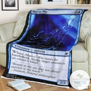 Mh1 55 Man O War Mtg Game Magic The Gathering Blanket