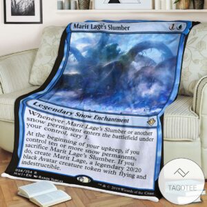 Mh1 56 Marit Lage S Slumber Mtg Game Magic The Gathering Blanket