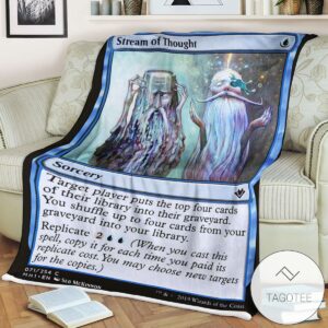 Mh1 71 Stream Of Thought Mtg Game Magic The Gathering Blanket