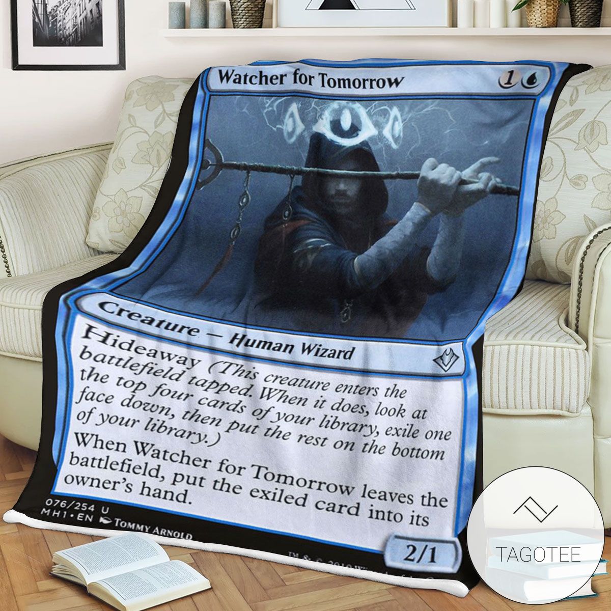 Mh1 76 Watcher For Tomorrow Mtg Game Magic The Gathering Blanket Mh1 76 Watcher For Tomorrow Mtg Game Magic The Gathering Blanket